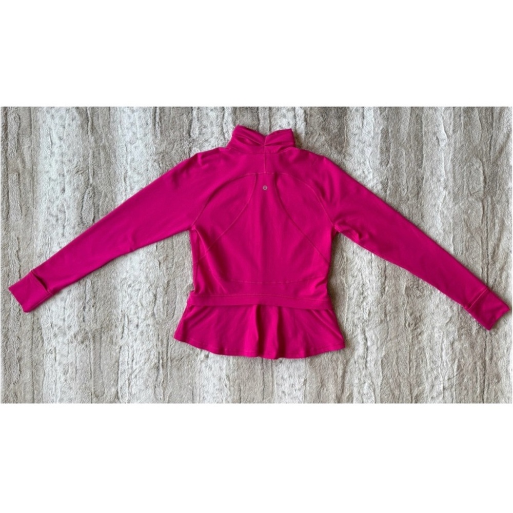 RARE Lululemon Hustle In Your Bustle Jacket in Jewelled Magenta Size 10 - Picture 5 of 16